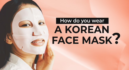 How do you wear a Korean face mask?