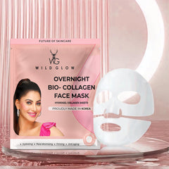 Overnight Korean Glass Skin Face Mask With Real Deep Bio-Collagen - 34G x 1