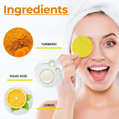 KOJIC ACID & TURMERIC KOREAN CLEANSING PADS - 40Pcs