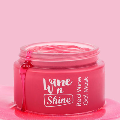 Red Wine Gel Face Mask With Paris-Based Red Wine Extracts (50 GM)