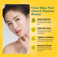 KOJIC ACID & TURMERIC KOREAN CLEANSING PADS - 40Pcs