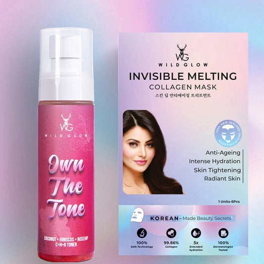 Invisible Collagen Mask For Anti-Ageing With Toner