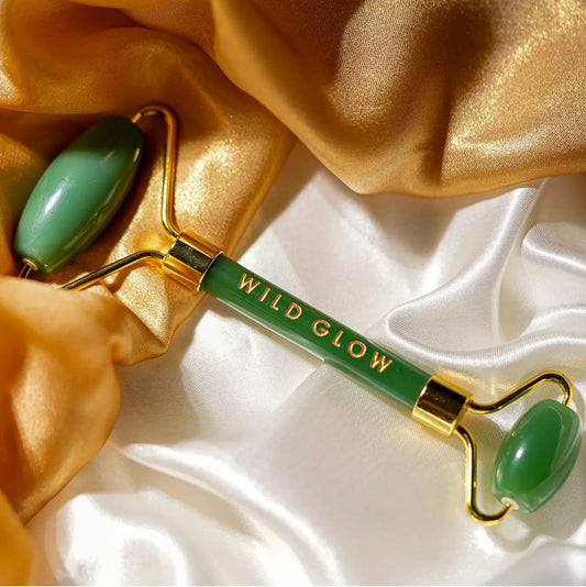 Brazilian Green Jade Face Roller For Smoothening Fine Lines & Wrinkles