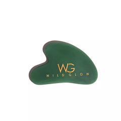 Brazilian Green Jade Gua Sha Stone For Facial Contours & Shaped Jawline