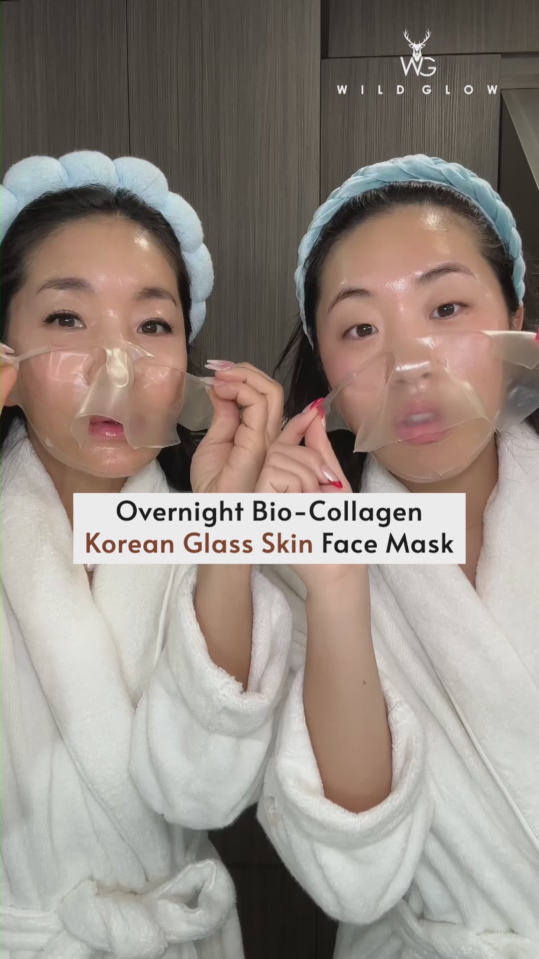 Overnight Korean Glass Skin Face Mask With Real Deep Bio-Collagen - 34G x 1